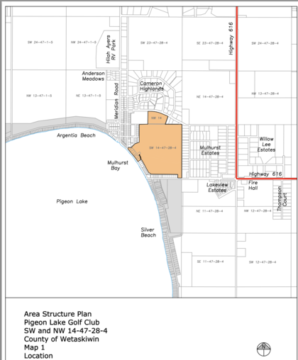 Proposed ASP for Development on the Pigeon Lake Golf Course